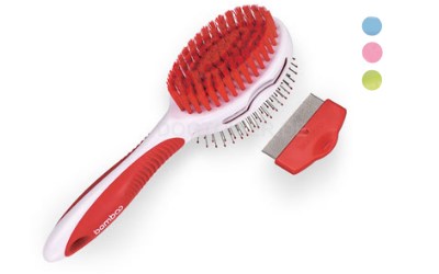 Bürste mit Flohkamm Bürste mit Flohkamm
