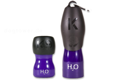 H2O4K9 Hundeflasche, violett