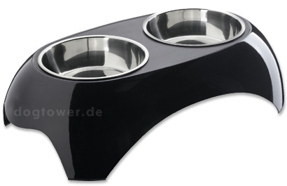 Melamin Futterbar Comfort, schwarz