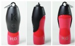 H2O4K9 Edelstahl Wasserflasche, rot H2O4K9 Edelstahl Wasserflasche, rot