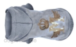 Milk & Pepper Hundepullover Hoody Jewel, granit