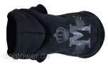 Milk & Pepper Hundepullover Hoody Jewel, schwarz