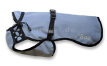 IQO VXf Hundemantel Softshell hellblau