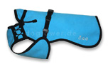 Softshell Hundemantel IQO VXf, t�rkis/schwarz