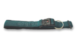 Professional Comfort Hundehalsband, petrol/schwarz Professional Comfort Hundehalsband, petrol/schwarz