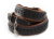 Klassisches Lederhalsband, schwarz/braun