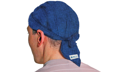 Aqua Coolkeeper Kopftuch Cooling Bandana / Scullycap, pacific blau