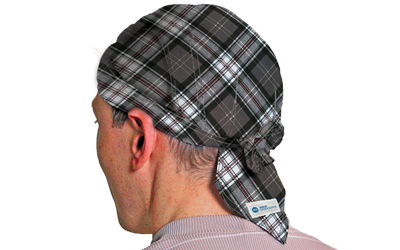 Aqua Coolkeeper Kopftuch Cooling Bandana / Scullycap, scottish gray