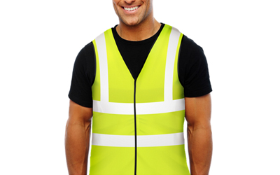 Aqua Coolkeeper Cooling Vest, neongelb mit Reflektoren