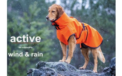 ACTIVE cape WIND & RAIN Regenjacke, orange