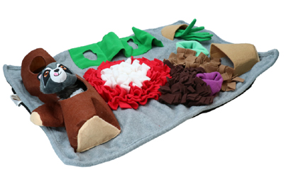 AFP Schnüffeldecke Dig it - Rectangle Fluffy mat with one cute toy