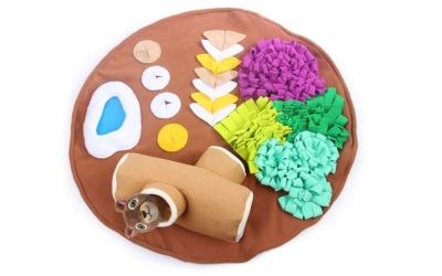 AFP Dig it Schnüffelmatte Round Fluffy mat with cute toy