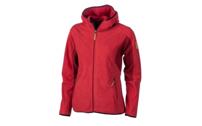 Anar Ahkku Q Damen Fleecejacke rot