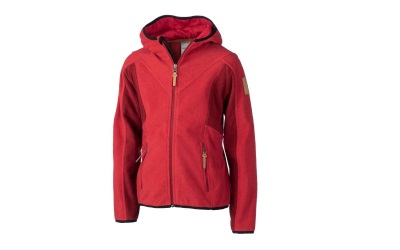 Anar Manna Kinder Fleecejacke rot