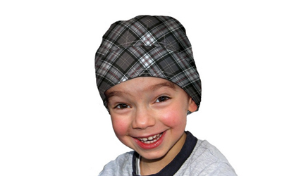 Aqua Coolkeeper Kopftuch Cooling Bandana Kids, scottish gray