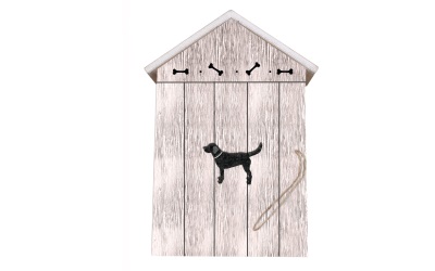 Bailey and Friends Key Cupboard Black Dog Schlüsselkasten