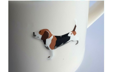 Bailey & Friends Mug Beagle Cream