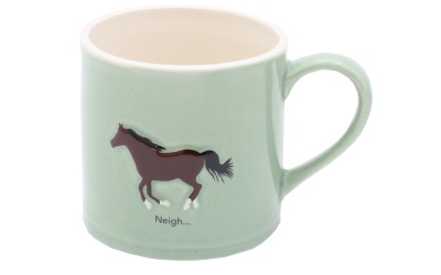 Bailey & Friends Mug Horse Green