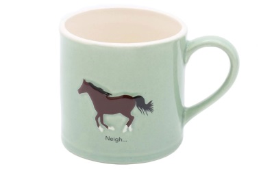 Bailey & Friends Mug Horse Green