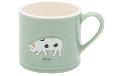 Bailey & Friends Mug Pig Green