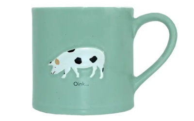 Bailey & Friends Mug Pig Green