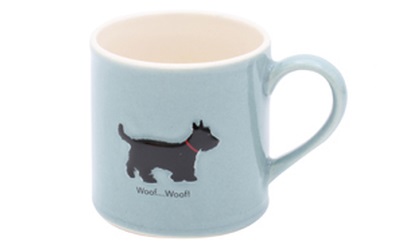 Bailey & Friends Tasse Scottie Blau