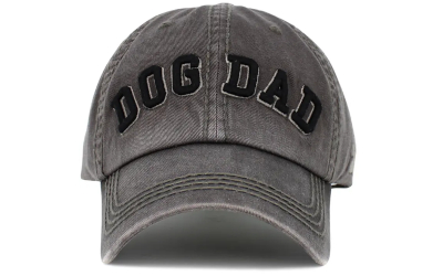 Baseballcap Dog Dad, granit