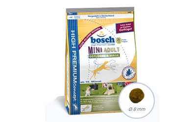 Bosch Trockenfutter MINI Adult Geflügel & Hirse