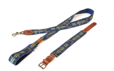 Buddys Dogwear Etna Blue adjustable dog lead