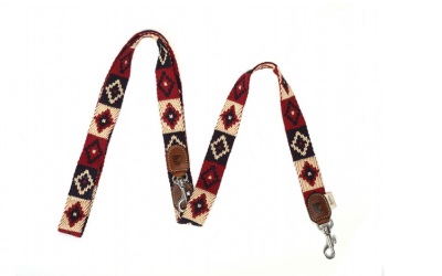 Buddys Dogwear Peruvian Indian red adjustable dog lead