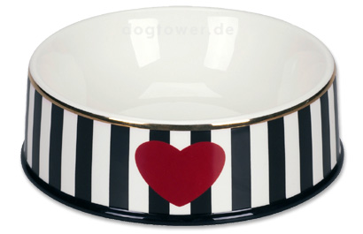 Chacco Hundenapf Heart schwarz