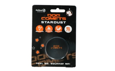 Dog Comets Ball Stardust Schwarz/Orange