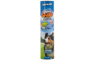 Chuckit! Sniff Fetch Hundeball Schinken & Erdnussbutter M 4-pack