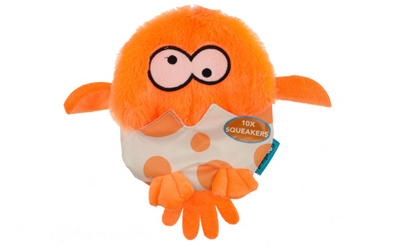 COOCKOO Quietschspielzeug Huggl in orange