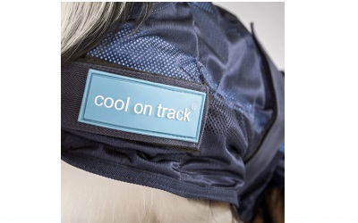 Cool on Track Cooling Dog Coat kühlender Hundemantel, blau