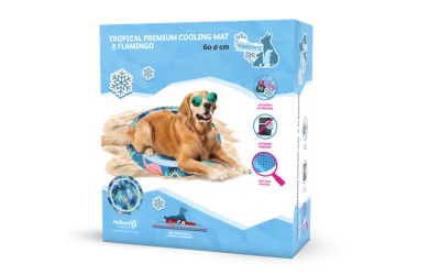 CoolPets Tropical Premium Cooling Mat Flamingo