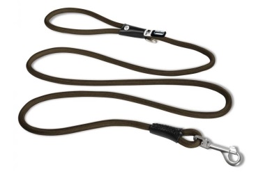 Curli Stretch Comfort Leash brown