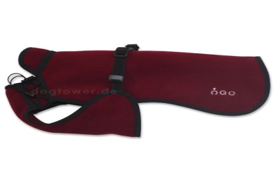 Dackel & Co. iqo XW Thermo-Fleece Hundemantel, bordeaux