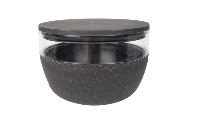 District 70 BAMBOO Treat Jar Vorratsbehälter Dark Grey