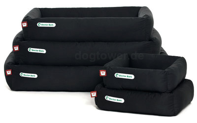 Doctor Bark Orthopädisches Hundebett, schwarz