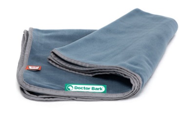 Doctor Bark Kuscheldecke Fleece blaugrau