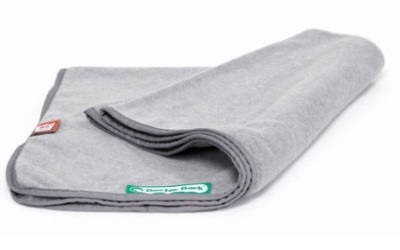 Doctor Bark Kuscheldecke Fleece grau melange