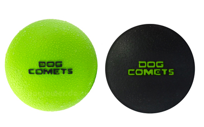 Dog Comets Hundeball Stardust in grün und schwarz