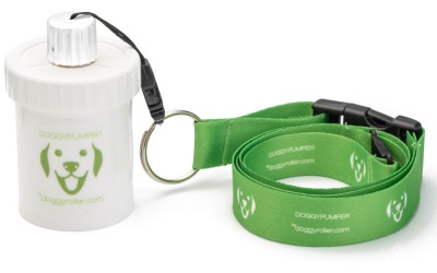 Doggypumper inklusive Lanyard grün