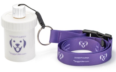 Doggypumper inklusive Lanyard lila