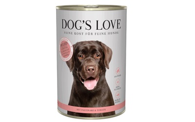DOGS LOVE Nassfutter Hypoallergen Pferd