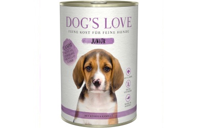 DOGS LOVE Nassfutter JUNIOR Lamm mit Kürbis & Kamille