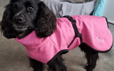 iqo Hundejacke Elegance, rosa/meliert