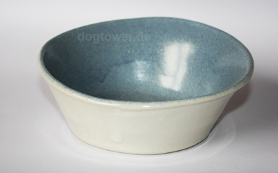 dogtower Keramik Hundenapf BO, blau