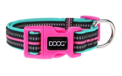 DOOG Neon Collar Rin Tin Tin green/pink